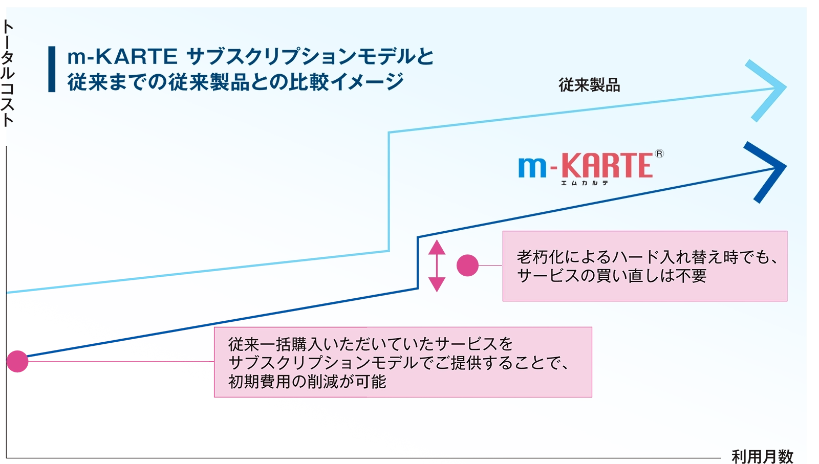 永久使用可能なサブスクリプションモデル